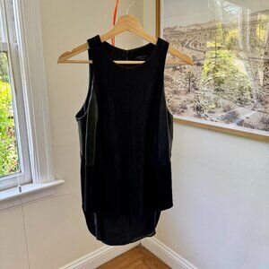 Rag and Bone Sleeveless Leather Top